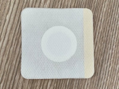 白色无纺布医用透气胶贴加膜加圈膏药布膏药贴图3