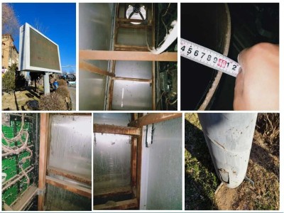 牌匾标识安全检测、单立柱安全检测、门头牌匾标识安全检测图2