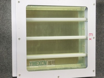 实验室吸顶式2x20w防爆格栅灯600x600方形洁净灯图2