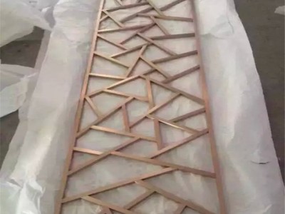 拉丝宝石蓝不锈钢屏风厂家定制图2