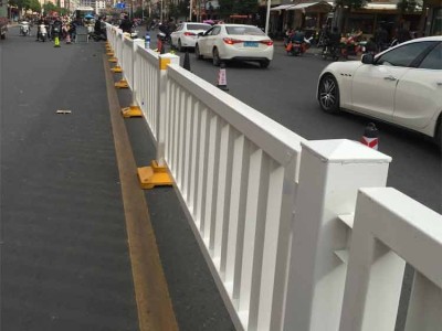 惠州道路交通栏杆定制 马路中间隔离护栏 人行道路侧栅栏安装图3