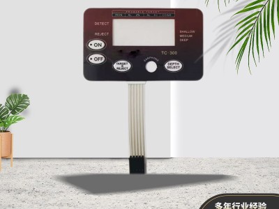 厂家销售PVC控制面板贴膜 薄膜按键开关PC电气开关面板贴纸图2