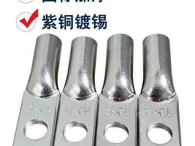 镀锡铜线耳JG50-8船用线鼻子，电缆铜接头铜端子图3