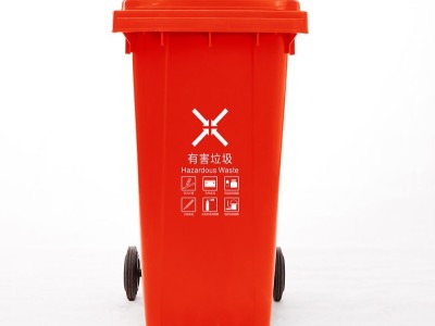 供应四川绵阳240升环卫垃圾桶 可挂车加厚型垃圾桶图3