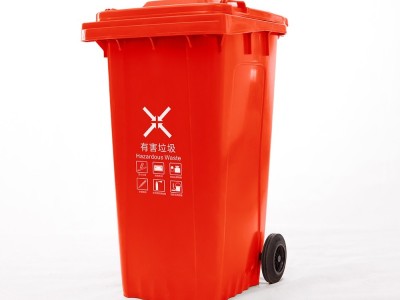 供应四川绵阳240升环卫垃圾桶 可挂车加厚型垃圾桶图4