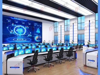 新款定制控制台操作台调度台指挥中心控制办公桌工作台监控台图4