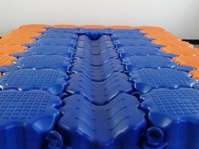 湖面走廊浮桥 水上建设平台 游艇码头浮筒图2