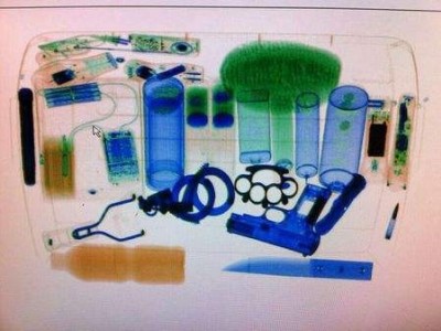 启路达高清公检法双能双视角X光安检机6550图3