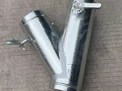 广东瑞通螺旋风管厂家专业生产顺水三通T三通图2