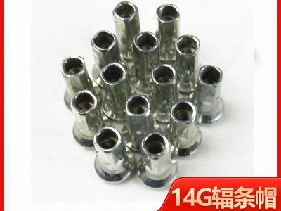 14G12MM铜帽不生锈银色自行车铜条帽图3