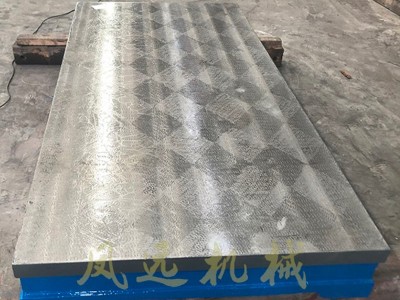 铸铁刮研平台 装配平台 钳工平台 铸铁平板图2