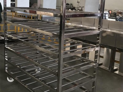 车间不锈钢速冻架车方管架车图2