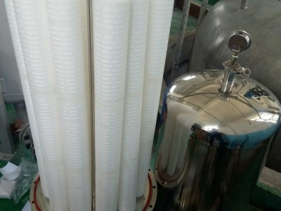 10寸20寸30寸40寸保安精密过滤器微孔折叠pp滤芯批发图2