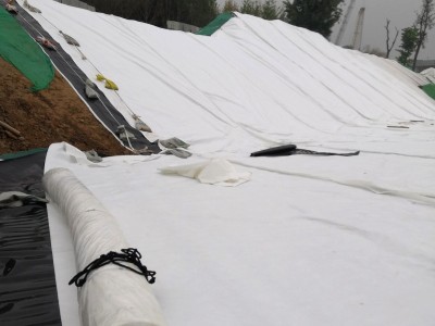 甘肃垃圾填埋场覆盖防渗猪场沼气池氧化塘项目施工用土工膜图7