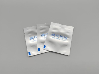 工厂酒精棉片包装袋 三边封铝箔袋 胶囊包装袋 平边立体铝箔袋