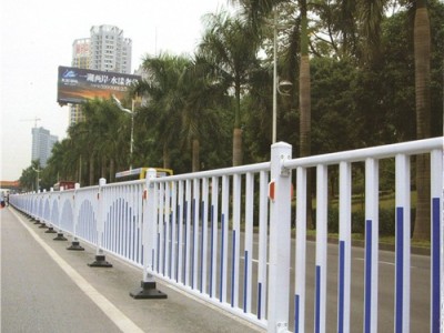 长安市政道路交通栏杆防撞锌钢中央隔离护栏图3