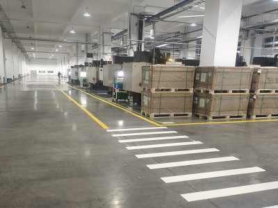 张家港室内画线、地面标志线、厂区人行道通道线工厂车位画线价格图4